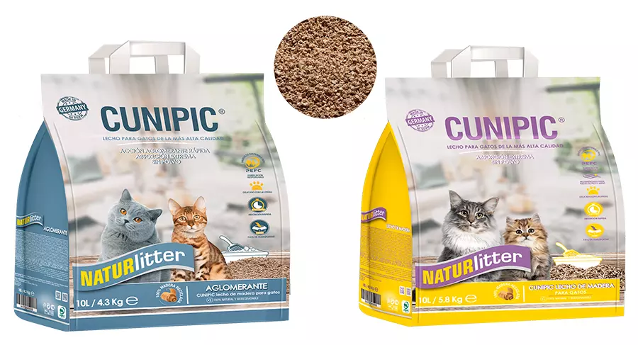 arena vegetal para gatos